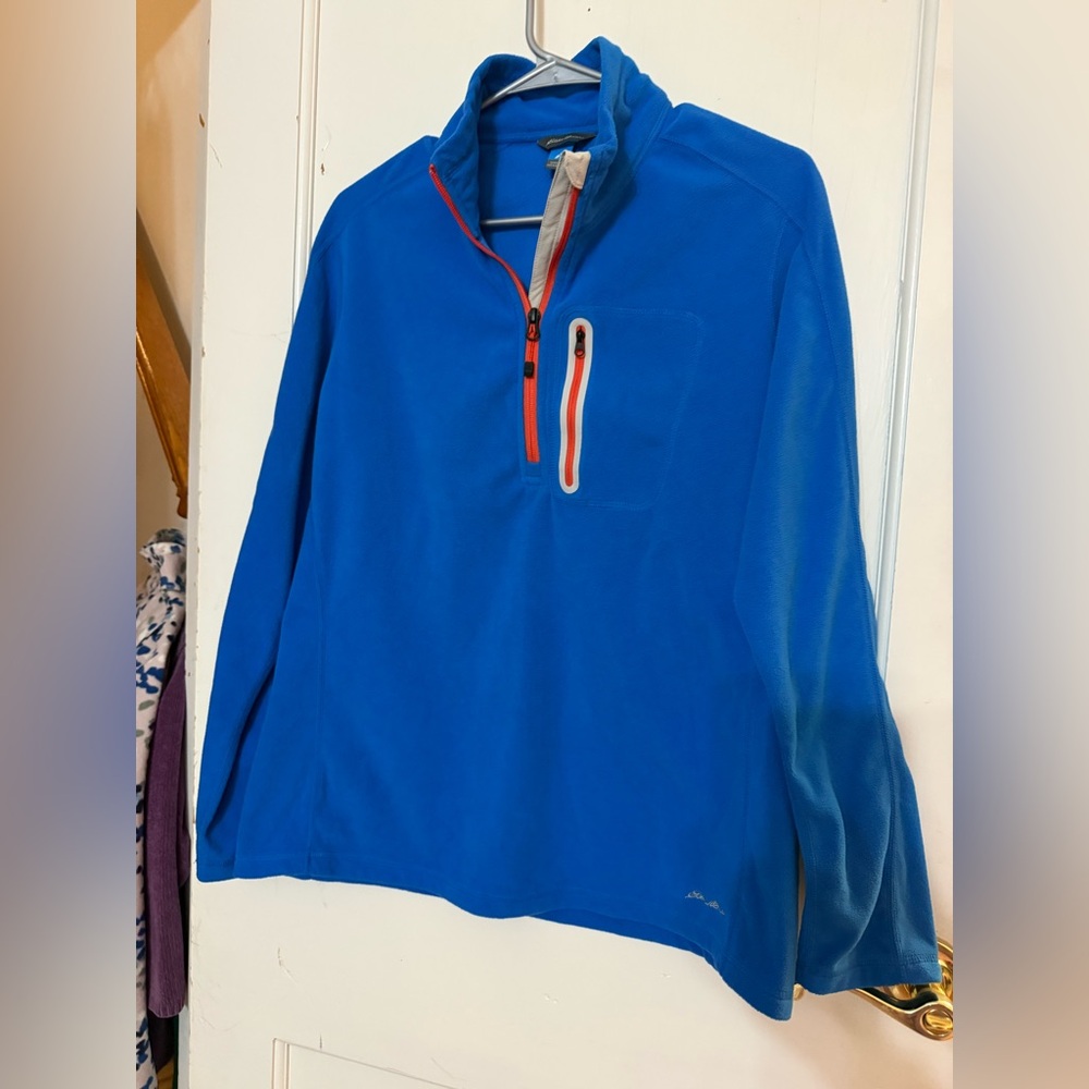 NWOT Eddie Bauer Women's Vibrant Blue Fleece Jacket
